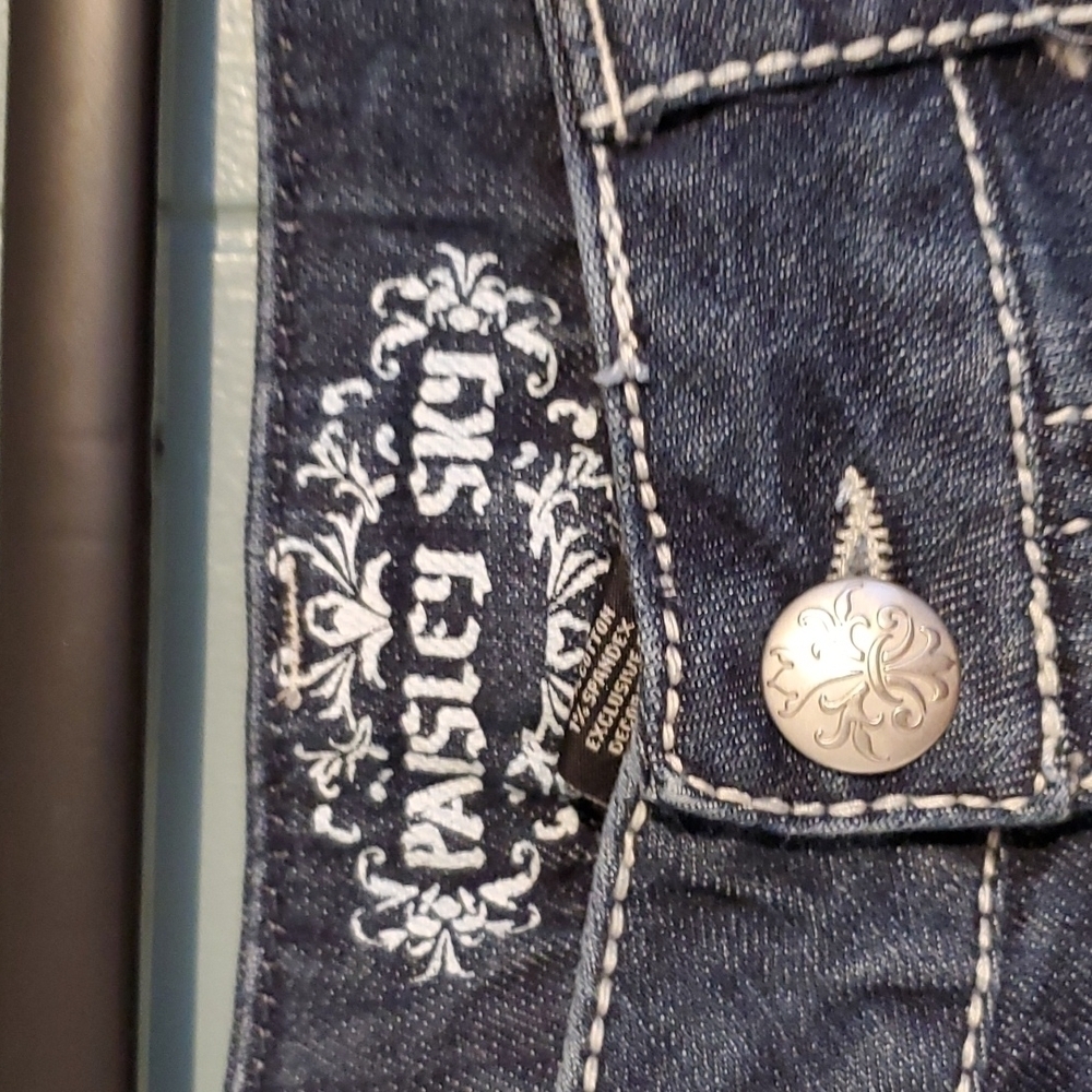 PAISLEY SKYE SKINNY JEANS - Picture 5 of 7